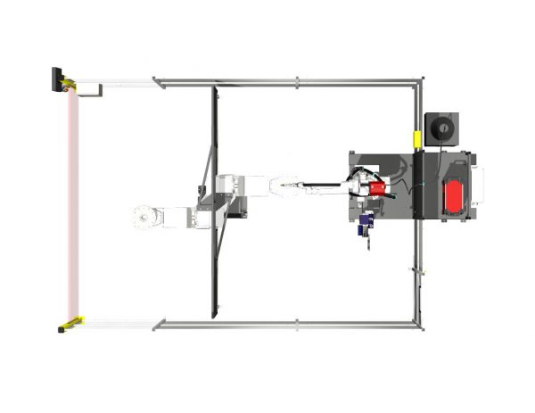 Indexing SkyHook Robot Overhead