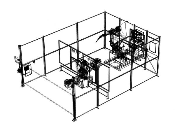 Indexing SkyHook Robot Wireframe