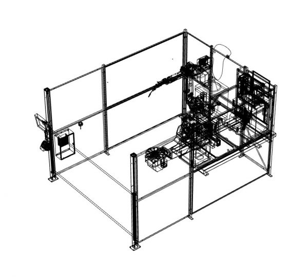 SkyHook Robot Wireframe